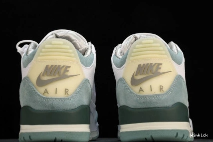 “ Air Jordan DT8532-130 3 GREEN WHITE 0712